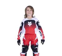 Fox Racing Youth 180 Shield - Camiseta de Motocross para Motocross, Color Rojo Fluorescente, Talla S