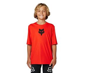 Fox Racing Youth Camiseta Junior Ranger SS, Rojo neón, M para Niñas