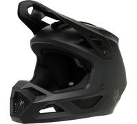 Fox Racing YTH Rampage Casco MTB CE/CPSC - Carcasa ABS Ligera - ventilación 360° - tecnología MIPS - Visera Ajustable - Soporte GoPro - Matte Black, Talla: YS