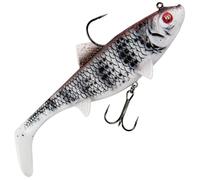 Fox Rage Replicant Wobble - Pez de goma Swimbait, color: cebra UV, longitud/peso: 14 cm - 55 g