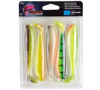 Fox Rage Señuelo de goma para Jiggen & Spinngeln en peces depredadores Zander Pro Shad Mixed UV Colour Pack, longitud: 7,5 cm