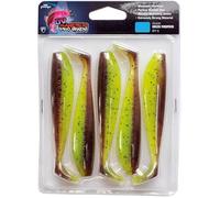 Fox Rage Zander Pro Ultra UV 7,5 cm - 5 peces de goma, color: verde Pumpkin