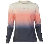 FOX Ranger Dr Mid Ls Jersey Lunar - Hombre - Gris / Rosa / Beige - talla S- modelo 2023