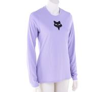 Fox Ranger Fox Head L/S Mujer Camiseta para ciclista XS Lila