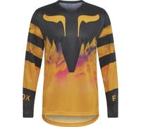 FOX Ranger Ls Jersey Kairos - Hombre - Negro / Narnaja - talla L- modelo 2025