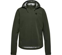 FOX Ranger Off-Road Packable Chaqueta impermeable de motocross, Verde oscuro, Talla 2XL