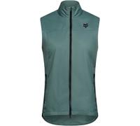 FOX Ranger Wind Chaleco de bicicleta para mujer, verde, Talla S