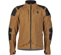 FOX Recon GORE-TEX ADV Chaqueta textil de moto, verde-marrón, tamaño S para Hombres