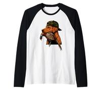 Fox Red Labrador Pheasant Hunter Hunting Camiseta Manga Raglan