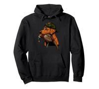 Fox Red Labrador Pheasant Hunter Hunting Sudadera con Capucha