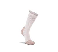 FOX RIVER Steel-Toe Mid-Calf Boot Work Sock (White, Medium),Set of 2 Pairs