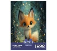 Fox Rompecabezas Imposible,desafío for Adults Juego EduGatoivo 1000 Piezas Obra De Arte De Juego De para Adultos, Regalos A Partir De 14 Años 70x50cm/1000pcs