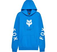 FOX Shield Sudadera con capucha, blanco-azul, tamaño XL para Hombres