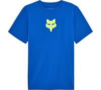 FOX Spire Camiseta Juvenil, azul-amarillo, tamaño M