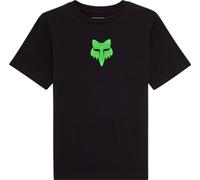 FOX Spire Camiseta Juvenil, negro-verde, tamaño XL
