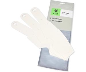 FOX Standard Airspace / Main 20 Pack Viseras Desprendibles, Claro, Talla Paquete de 20