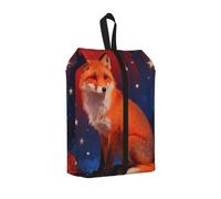 Fox Star Dream - Bolsa de zapatos para viajes, impermeable, organizador de zapatos para maleta, bolsa de almacenamiento 3 en 1 para entrenadores de gimnasio