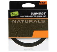 Fox Submerge Naturals - Sedal de pesca trenzado (0,38 mm, 29,5 kg, 600 m)