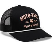 FOX Supply Mesh Rope Gorra de camionero femenino, negro
