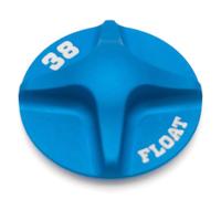 Fox (T) Spring Hardware: 2021 38 Float Air Topcap, Al, Blue Ano (Ajouter le Joint 029-03-008 Avec cette pièce)