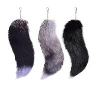 Fox Tail Therian Tail - Cola de zorro Therian (16 pulgadas), 2, talla única