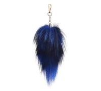 Fox Tail Therian Tail - Cola de zorro Therian (8 pulgadas), cola de zorro negra, 9, talla única