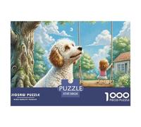 Fox Terrier de Alambre Puzle De 1000 Piezas Rompecabezas DIY Perro Mascota Juego Educativo Rompecabezas para Adultos Y Niños para Adultos Y Niños Mayores De 12 Años38x26cm/1000pcs