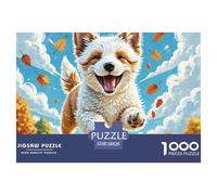 Fox Terrier de Alambre Puzle De 1000 Piezas Rompecabezas DIY Perro Mascota Juego Familiar Regalo Juegos De Rompecabezas para Toda La Familia Juguete Colorido para Niños De 8 A 12 Años38x26cm/1000pcs