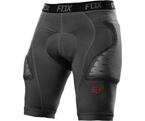 FOX Titan Race Protektoren cortos, gris oscuro, Talla S