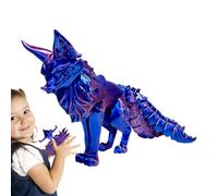 Fox Toy 3D Impreso - Figura de Modelo de Animal Flexible para Adultos y Adultos | Regalo Creativo de impresión de Juguete de Bricolaje, decoración de Oficina, de móvil Educativo para el
