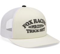 FOX Trick Mesh Gorra de Camionero, Blanco cremoso