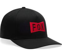 FOX Typeface Gorra Flexfit, negro-rojo, tamaño S M para Hombres