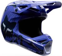 FOX V1 Diffuse Special Edition Casco de motocross juvenil, morado/negro, Talla Y/S (49/51)