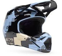 FOX V1 Digi Image Casco de motocross, azul, tamaño XL para Hombres