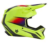 Fox Racing V1 Casco de Motocross, Amarillo Flora, Talla XL
