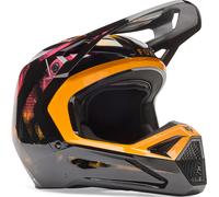 FOX V1 Kairos Casco de motocross, negro/naranja, Talla XL (61/62)