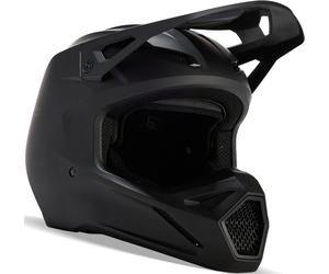 FOX V1 Matte Black 2023 Casco de motocross juvenil, negro, tamaño L