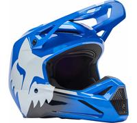 FOX V1 Shield Casco de motocross, azul, tamaño L para Hombres