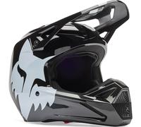FOX V1 Shield Casco de motocross juvenil, negro, Talla Y/L (52/53)
