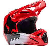 FOX V1 Shield Casco de motocross, rojo, Talla M (57/58)