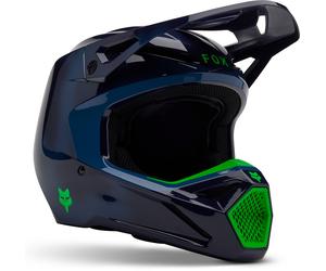FOX V1 Taunt MIPS Casco de motocross juvenil, azul, tamaño M