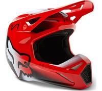 FOX V1 Toxsyk Casco de motocross, rojo, tamaño 2XL para Hombres