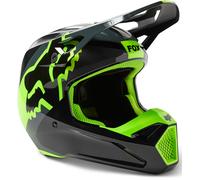 FOX V1 Xpozr Casco de motocross, negro-gris, tamaño 2XL para Hombres