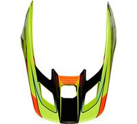 FOX V2 Leen Pico del Casco, amarillo, tamaño XS S para Hombres