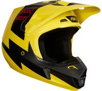 FOX V2 Master Casco MX, negro-amarillo, tamaño XS para Hombres