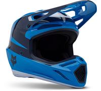 FOX V3 Divider MIPS Casco de motocross, Azul, Talla XS (53/54)