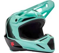 FOX V3 Drip Casco de motocross, turquesa, tamaño M para Hombres