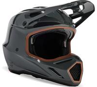 FOX V3 RS Carbon Solid MIPS Casco de motocross, antracita, Talla S (55/56)