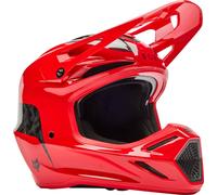 FOX V3 RS Fracture Carbon Casco de motocross, rojo, Talla M (57/58)