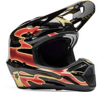 FOX V3 RS Inning Casco de motocross, negro/rojo, Talla M (57/58)